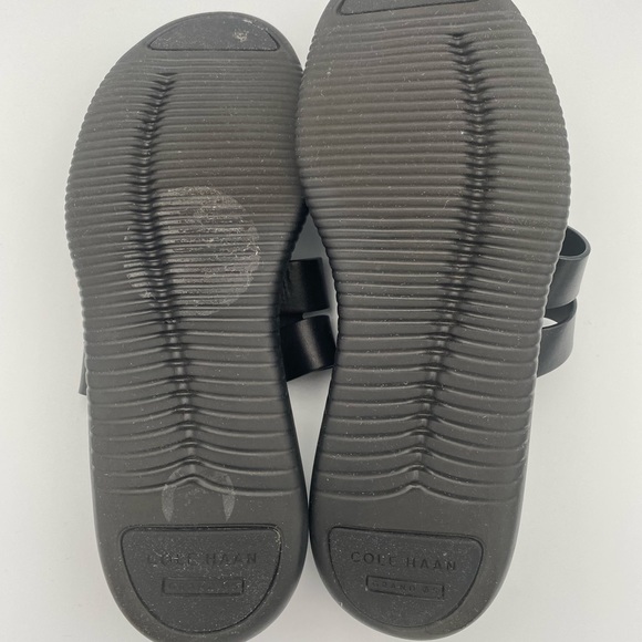 Cole Haan Leather Sandals | Size 6.5 | Comfy & Stylish – Gently Worn Black-wedge - Picture 12 of 14